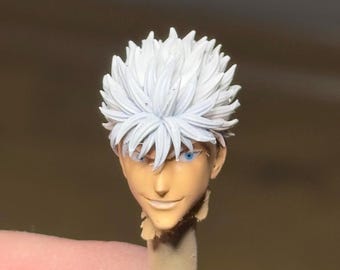 フィギュアーツ　カスタム　五条悟　ヘッドパーツのみ　呪術廻戦 1/12スケールフィギュア用五条新宿篇カスタムヘッド - Etsy 日本