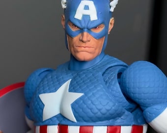 1/12 Scale Captain America Headsculpt