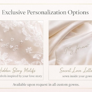 Custom Couture Bridal Gown | Handmade Made-to-Order Wedding Dress image 2