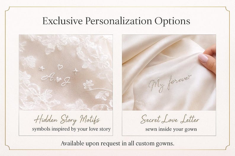 Custom Couture Bridal Gown | Handmade Made-to-Order Wedding Dress image 2