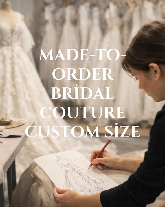 Custom Couture Bridal Gown | Handmade Made-to-Order Wedding Dress