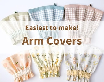 Arm Covers Sewing Pattern – 2 Styles, 3 Sizes (S/M/L) | Easy Beginner-Friendly Project | PDF Download