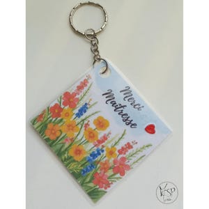 Keychain for the teacher, end of school year gift