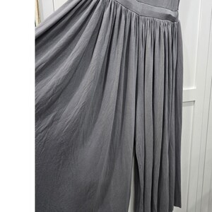 Free People Beach Gray Wide Leg Jumpsuit – Size Large bild 3