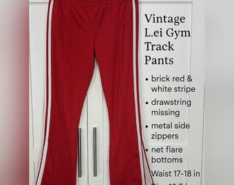 Vintage LEI Gym Track Pants – Y2K