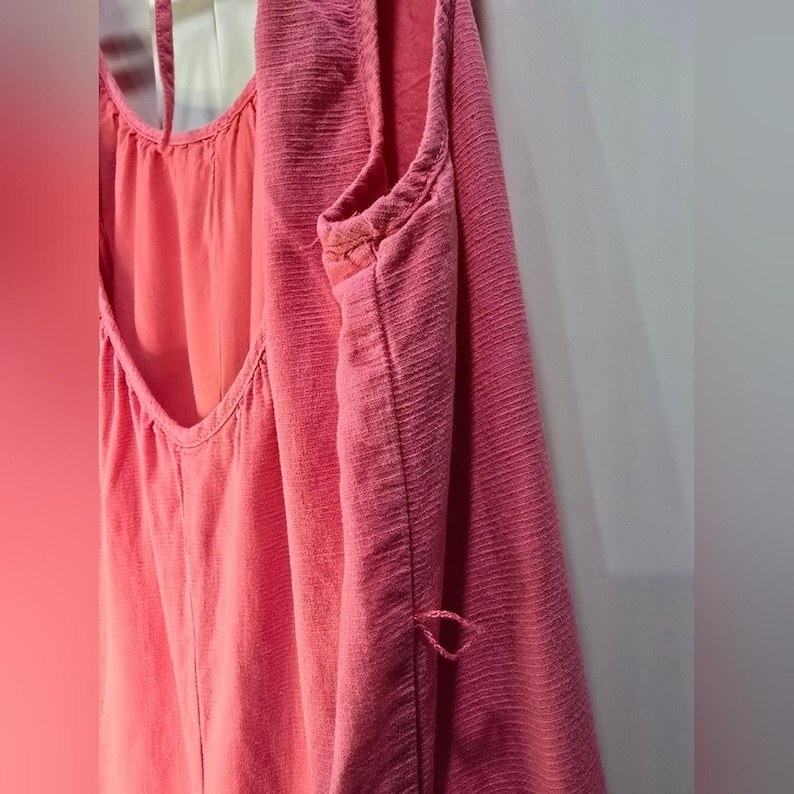 Urban Outfitters Pink Linen Blend Jumpsuit*Discounted image 9