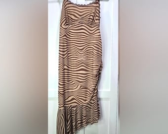 Wild Fable Zebra Print Bodycon Dress – Size Large *Discounted