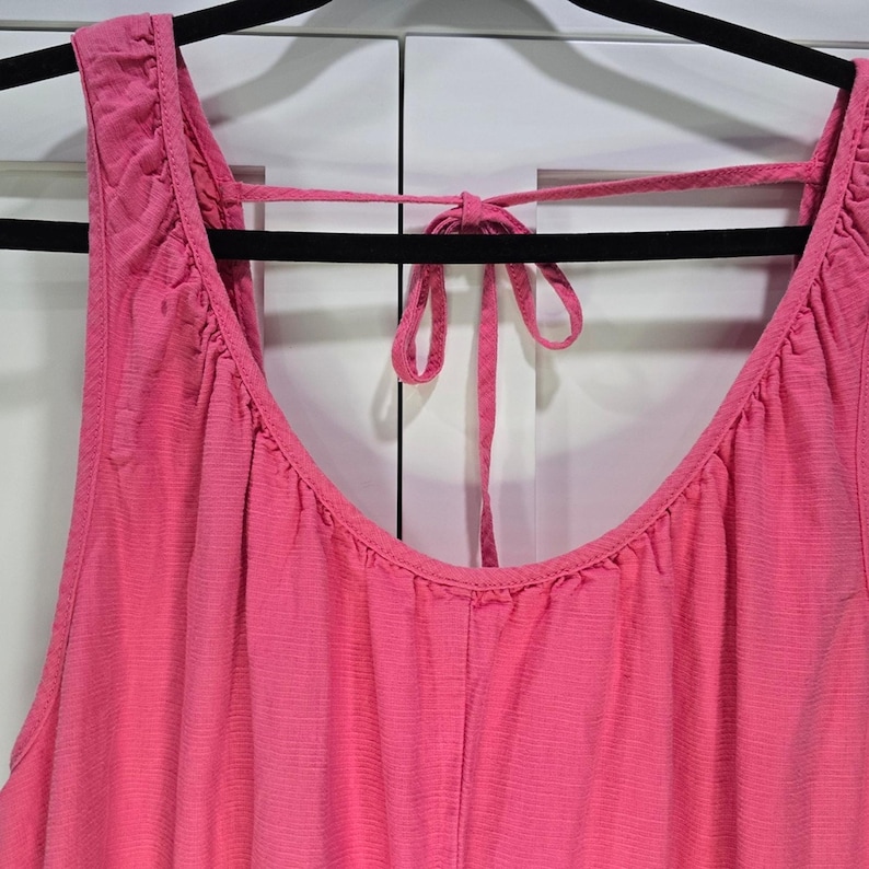 Urban Outfitters Pink Linen Blend Jumpsuit*Discounted image 4