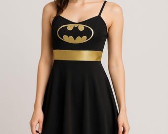 Batman Fit & Flare Dress - Size Medium (Discounted)