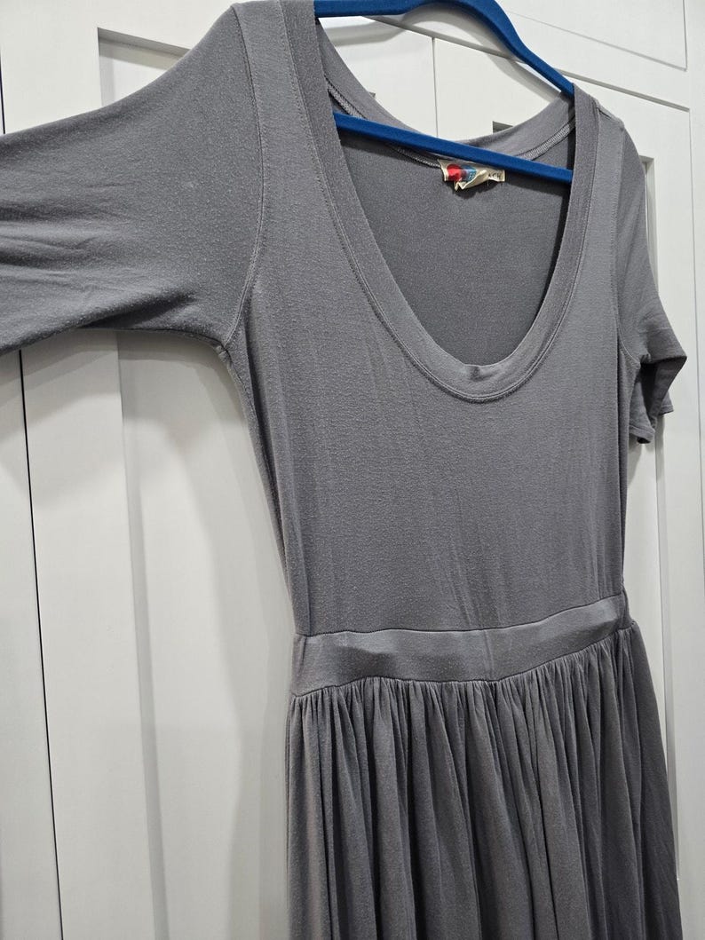 Free People Beach Gray Wide Leg Jumpsuit – Size Large bild 2