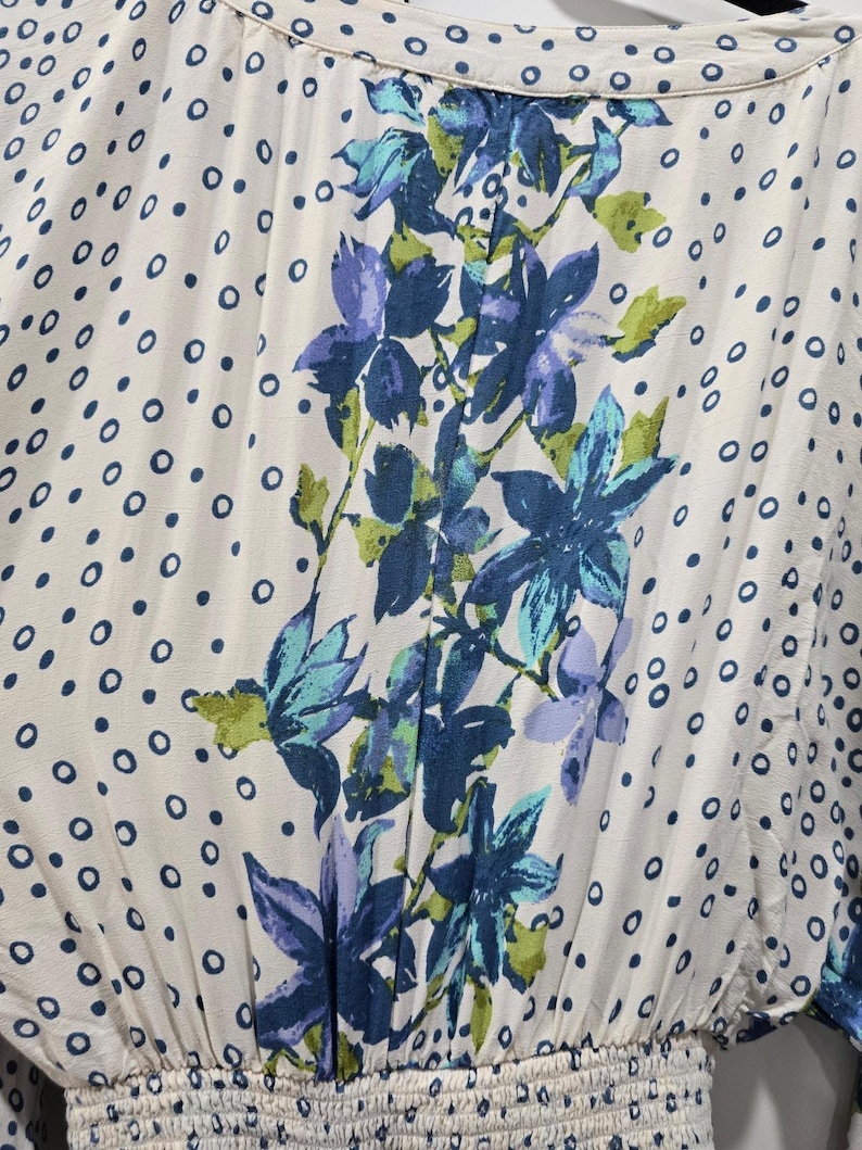 Free People Paradise Jumpsuit – Blue & White – Size Large*Discounted image 10