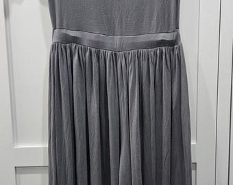 Free People Beach Gray Wide Leg Jumpsuit – Size Large