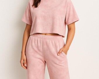 Aerie Pink Tie‑Dye Short Sleeve Top - XS Discounted