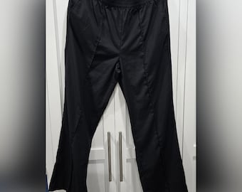 Cotton On Black Wide-Leg Pants – Size 8