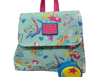 Disney Parks x Loungefly Toy Story Summer Pool Day Mini Backpack – NWOT Discounted