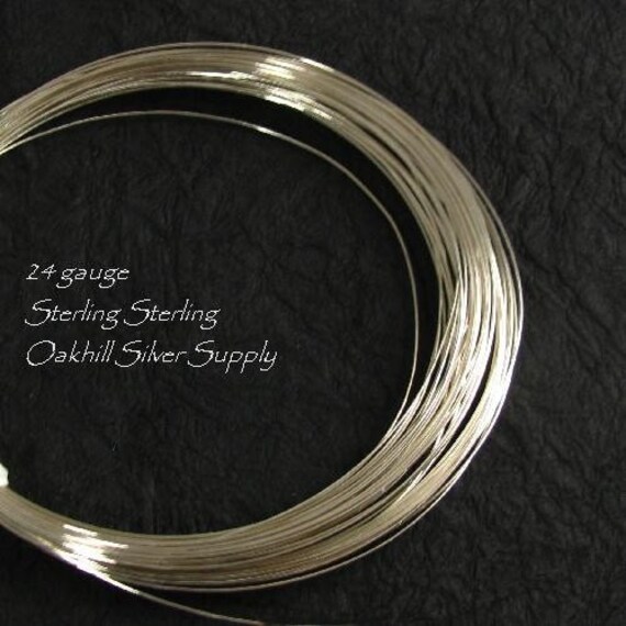 18 Gauge Round Half Hard .925 Sterling Silver Wire 5FT