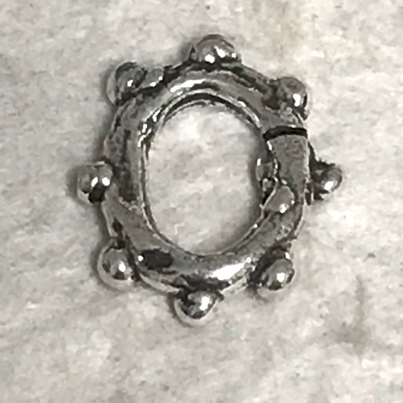 2 Large and Thick Sterling Silver Jump Rings 14mm X 12mm Etsy