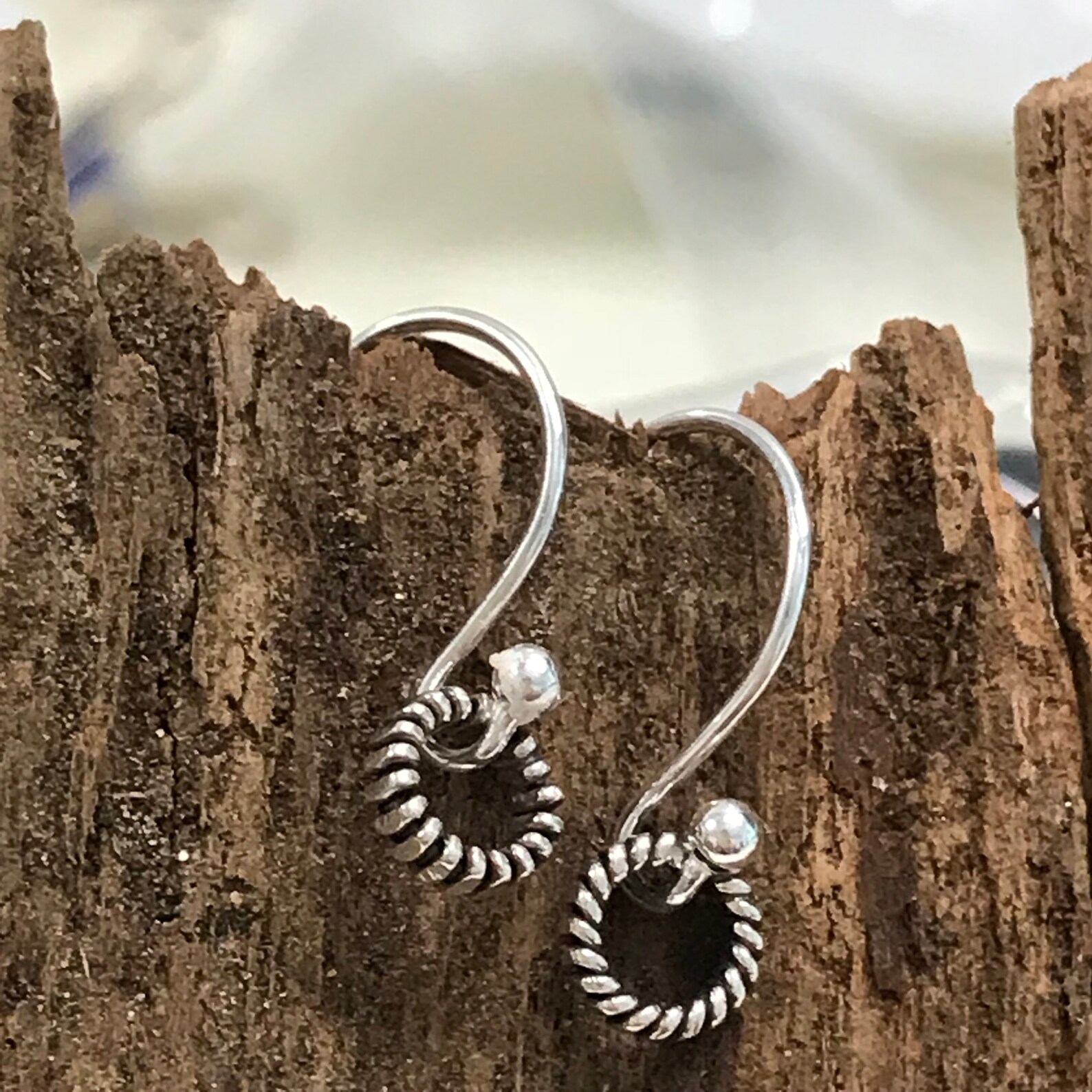 4 rustikale Runde Sterling Silber geschlossen Jump Ringe | Etsy