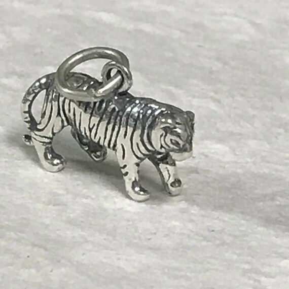 silver tiger charm