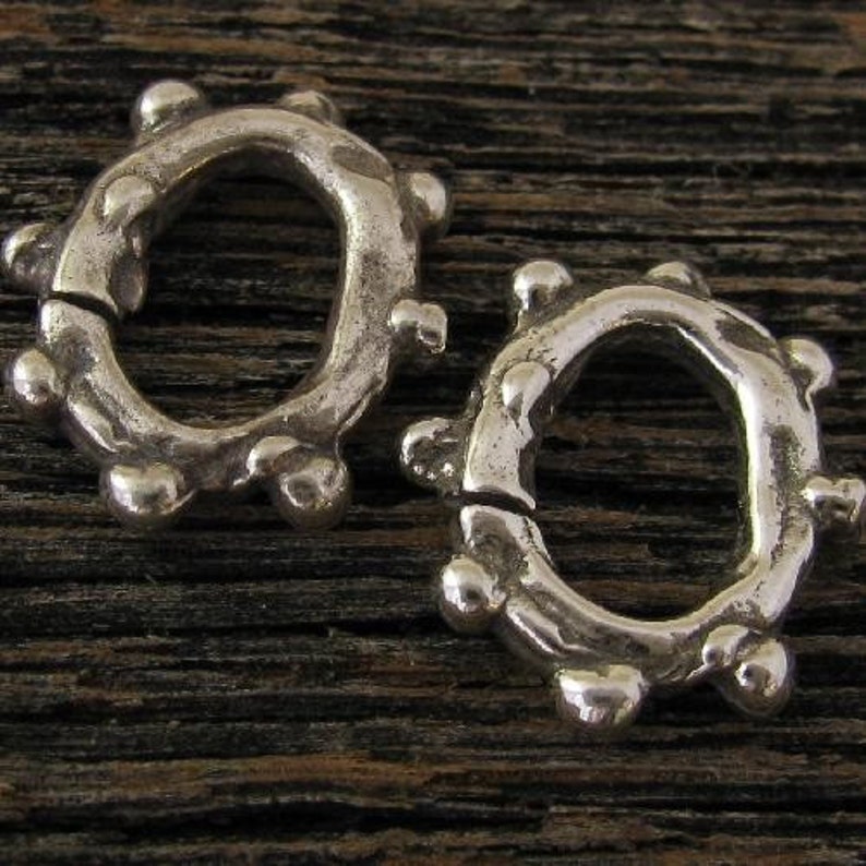 2 Large and Thick Sterling Silver