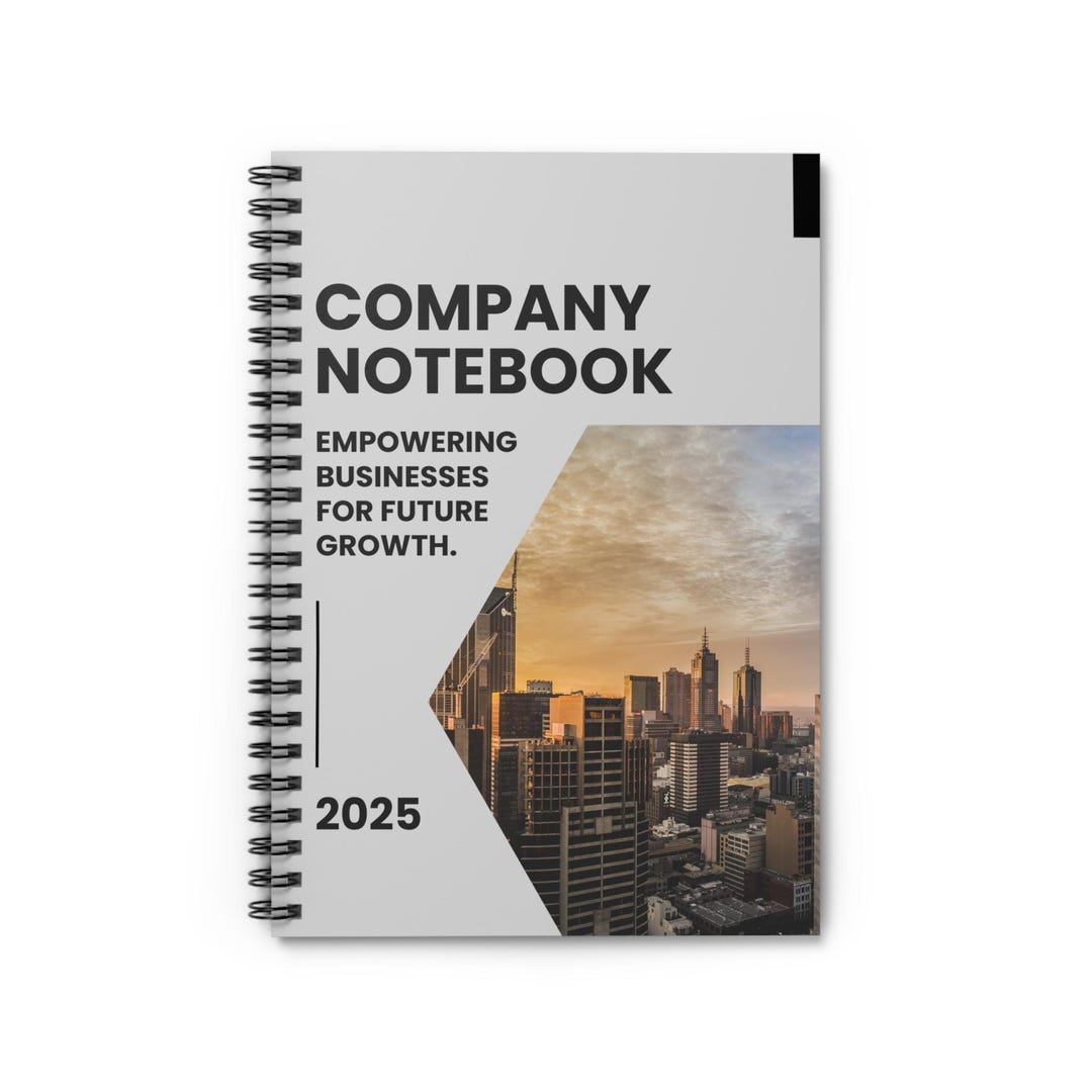 Buisness Notebook.pdf Business Growth Spiral Notebook - Ruled Line, Business Journal, Office ...
