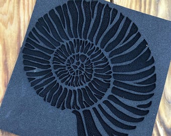 Fosil Texture Mat: Flexible Foam for Pottery Clay, Soap