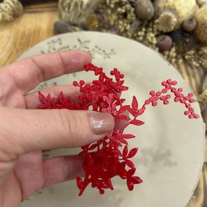 Flexstamp™ – Flexible Clay Stamp | Botanical Berry Branch Pattern – Deep Detail Texture Tool image 9