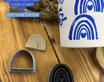 STAMPURA™ – Dual-Function Texture & Paint Tool -Rainbow Pattern-LICENSED PRODUCT