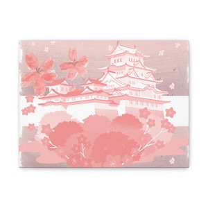 Japanese Cherry Blossom Canvas Print: Floral Wall Art, Nature Home Decor