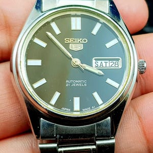 seiko5 automatic 21jewels メンズ腕時計 Amazon.co.jp: SEIKO5 セイコーファイブ 21 Jewels 腕時計