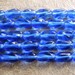25 Glass Twist Beads, Cobalt Blue, Smooth & Shiny Rich Blue, 10 x 5mm, So Pretty!