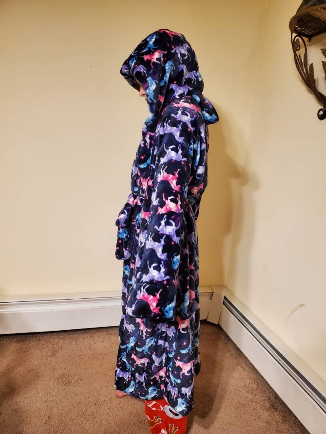 Unicorn bathrobe Teen Etsy