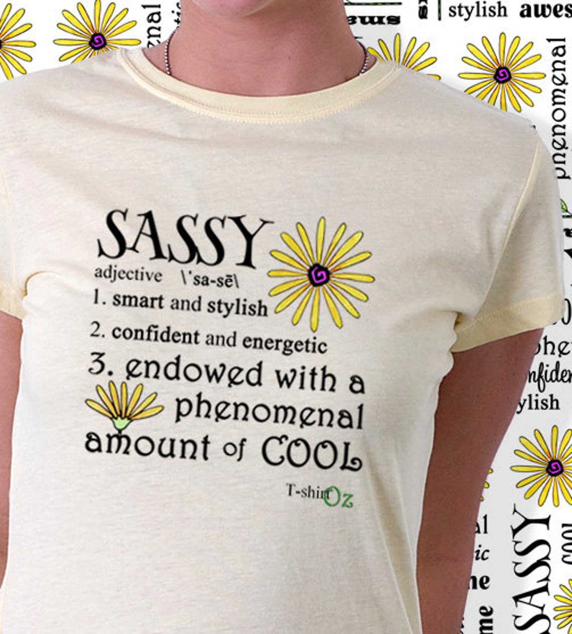Sassy T-shirt - Etsy