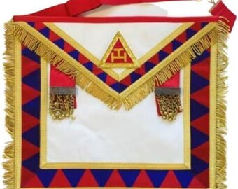 Avental dos Princípios do Capítulo do Arco Real Maçônico (Sumo Sacerdote)