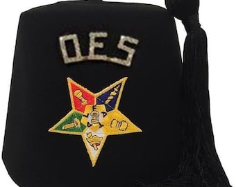 Ordem Maçônica da Estrela do Oriente OES Strass Preto Fez - Tamanho Padrão