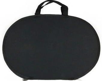 Colar com corrente e esquadro maçônico OES – Dourado/Prateado sobre Preto + Estojo Grátis