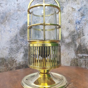 Nautical Steampunk Lamp | Marine Decor Light | Ceiling Light | Antique Style Brass Marine Lamp Light | Ship Light 1pc.
