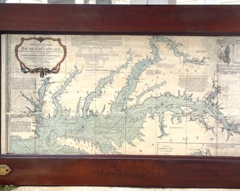 Antique Nautical Chart of the Chesapeake