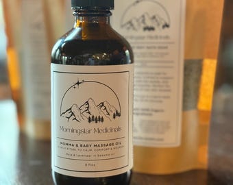 Aceite orgánico para masajes de bebé – Mezcla ayurvédica de lavanda y bala