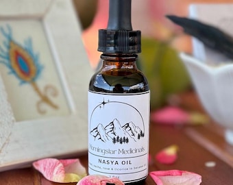 アーユルヴェーダのナスヤオイル - ブラフミー、ローズ、リコリス、副鼻腔サポート