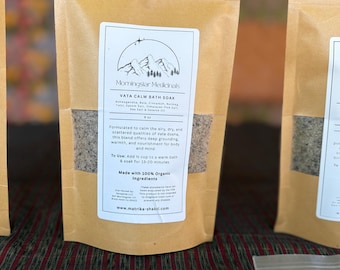 Baño relajante Vata / Hierbas ayurvédicas, ashwagandha y tulsi