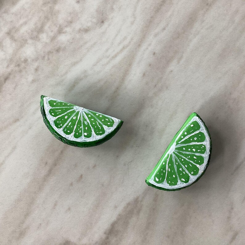Lemon Magnets Handmade Citrus Magnets - Lemon, Orange, Lime - Etsy