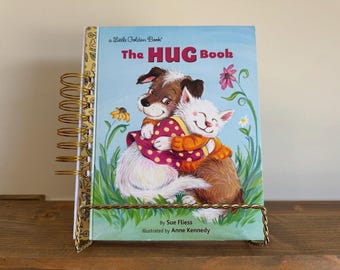 Little Golden Book Journal: Upcycled Baby Pregnancy Keepsake Notebooks