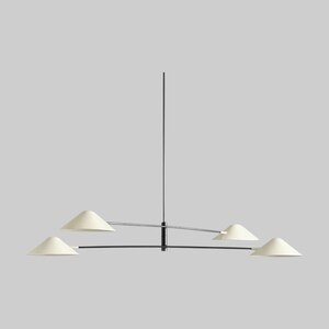 Modern Antique 4-Light 1950sMid Century Modern Raw Brass Pendant Sputnik chandelier light Fixture Brass Home Chandelier.