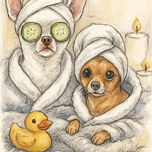 Pet Portrait | Funny Dog  | Digital Pet Art | Pet Cartoon Illustration | Instant Download