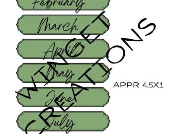 Printable Junk Journal Labels / Ephemera (8.5in x 11in)