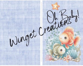 Ocean Animals Baby Journal Kit (Digital Download) – First Year Memories