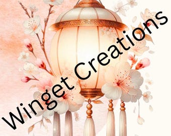 Japanese-Inspired Wall Decor  (8in x 10in) Set of 4 *