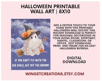 Halloween Printable Wall Decor | Instant Download | Fall Home Decor | 8x10