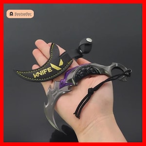 Reaver Karambit Messer valo Sammlungen Spiel Requisiten, 3D Carving Valorant Gamer, valorant Zubehör, valorant Geschenk für sie, valorant